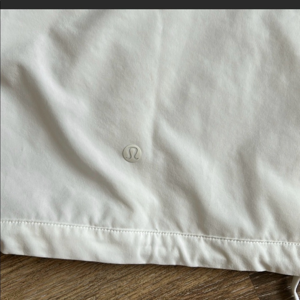 Lululemon White Hooded Mesh Pullover - Picture 4 of 4